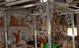 Custom aluminum canopy that breaks down for transport