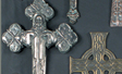 Various samples of resin, metal, and plaster parts with metal coat application