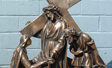 Resin with bronze coating with black patina