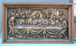 Plaster with bronze coating