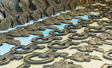 Resin castings and CNC milled acrylic parts coated with brass and nickel silver