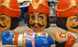 Finished Nutcracker Mask and Doll Props