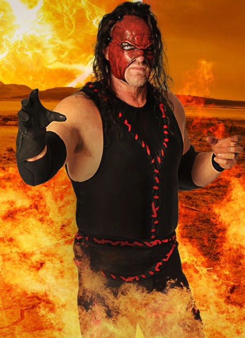 Kane Old School Plastic Costume Mask